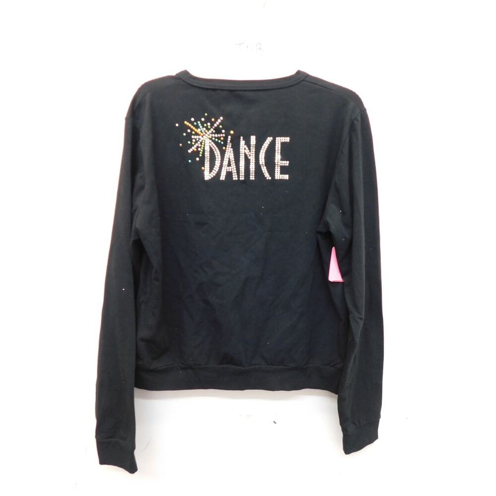 Dance Jacket Motionwear   Large Adult Black  Jazz Tap Ballet